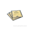 Instruction manual paper business card luxury business cards